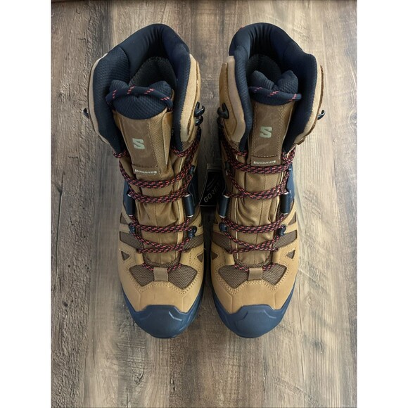 Salomon Quest 4 GTX 4D Men Sz 12 Outdoor Gore-Tex Men's Boots Brown/Black 417564 - Picture 3 of 9